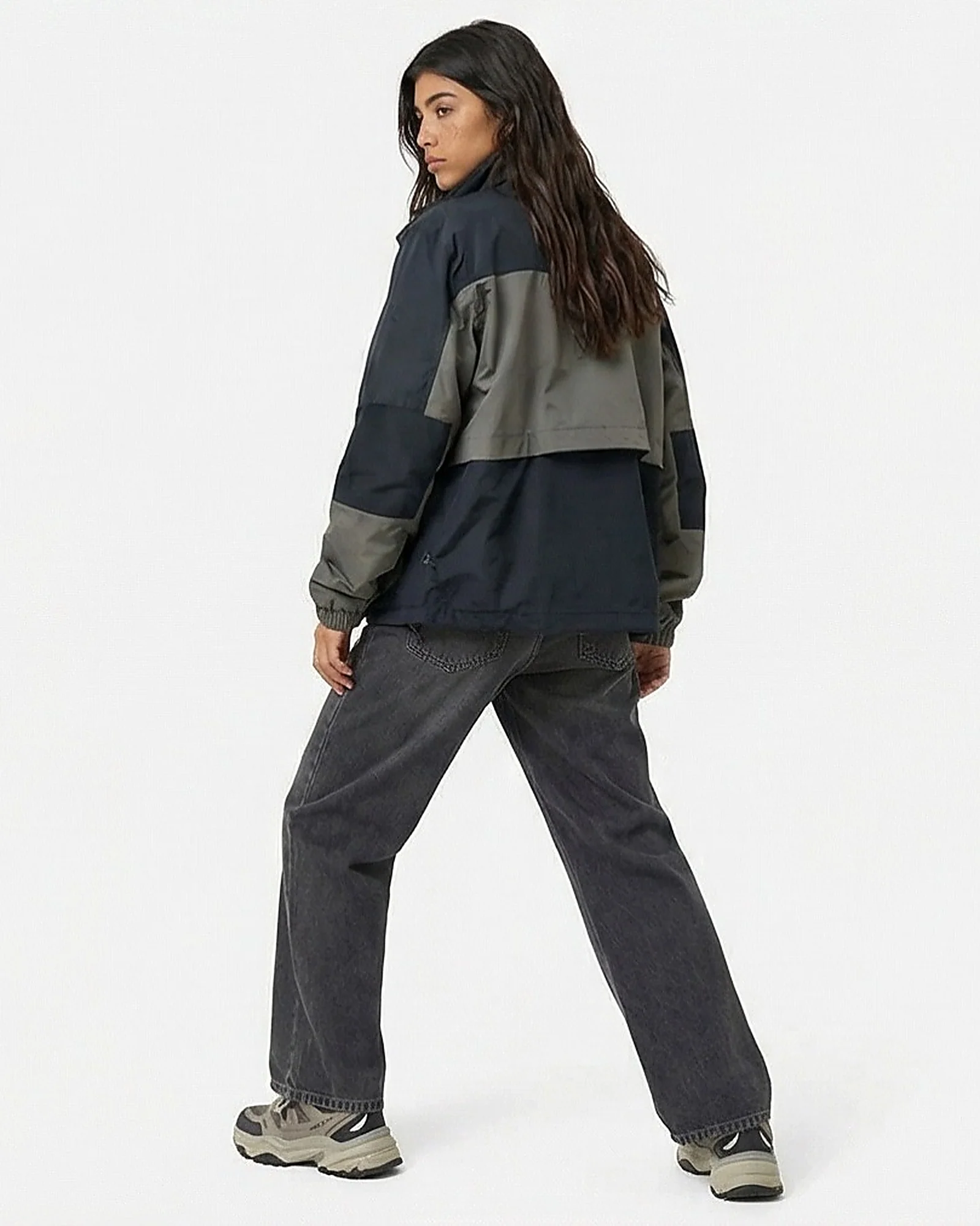 Ravin Women's Washed Grey Wide-Leg Denim Jeans - Image 5