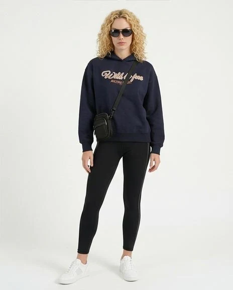 Ravin Women's "Wild & Free" Arizona Desert Graphic Hoodie – Navy Blue - R206859 - Image 5
